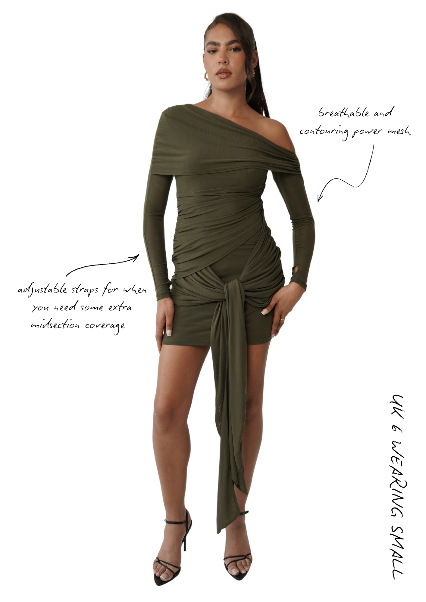 Mina Mini Dress - Khaki