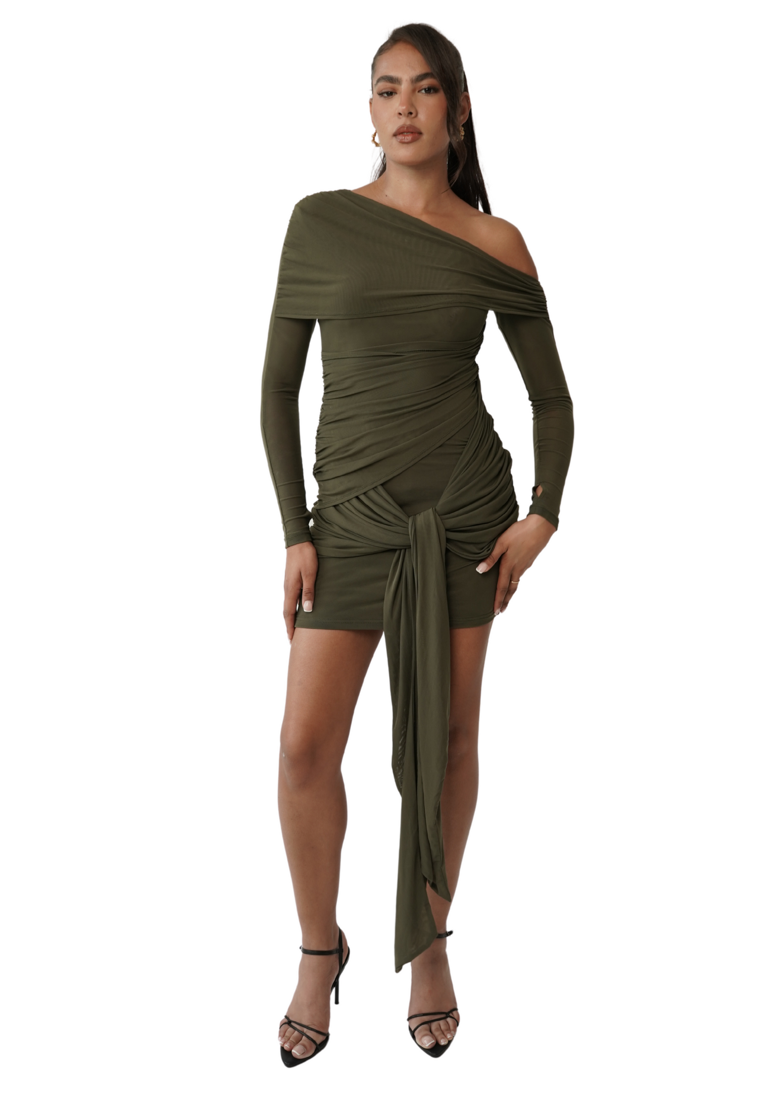Mina Mini Dress - Khaki