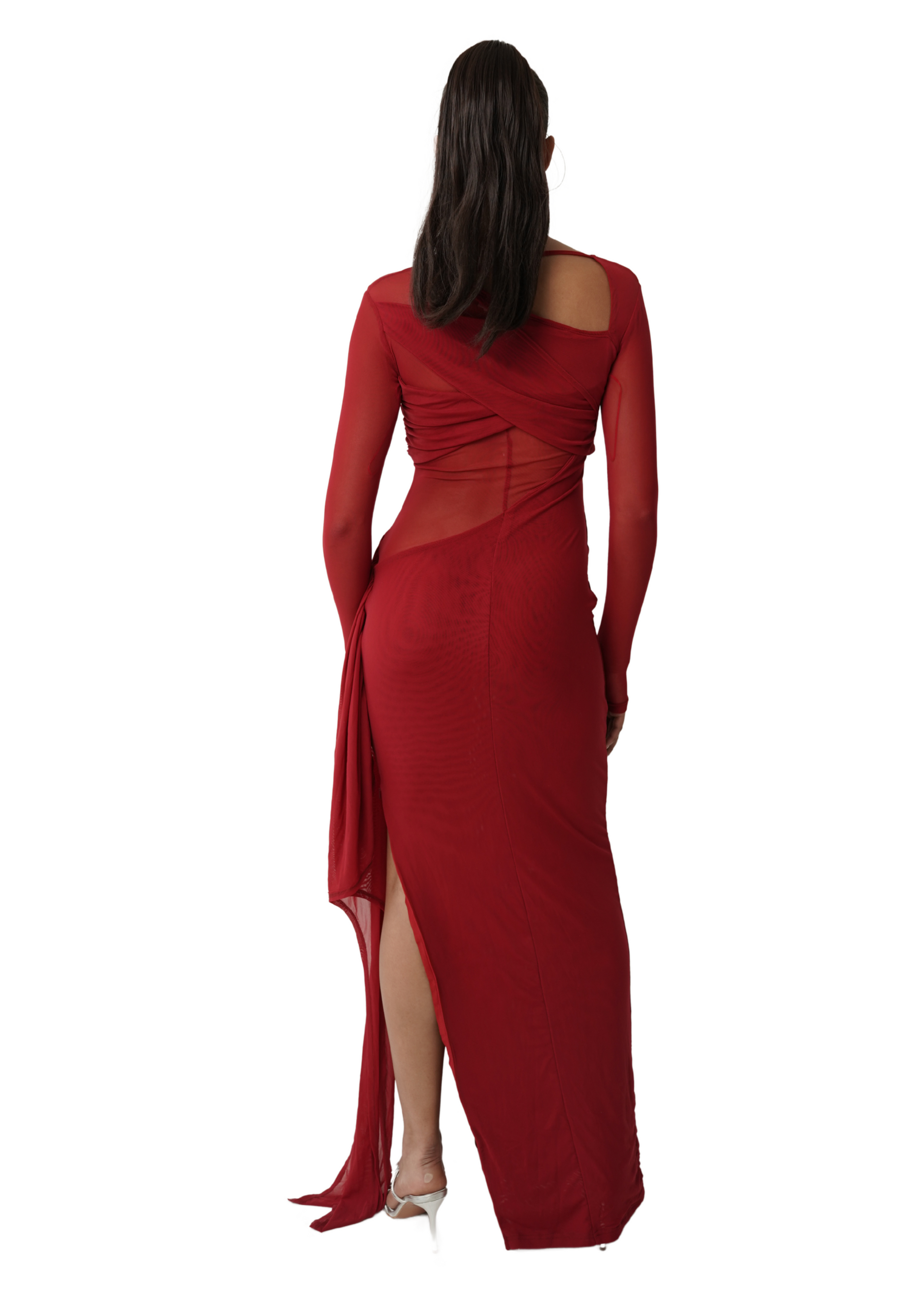 Kajol Maxi Dress - Red