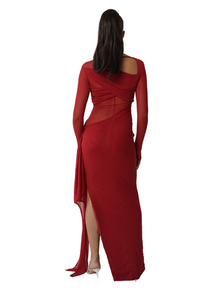 Kajol Maxi Dress - Red