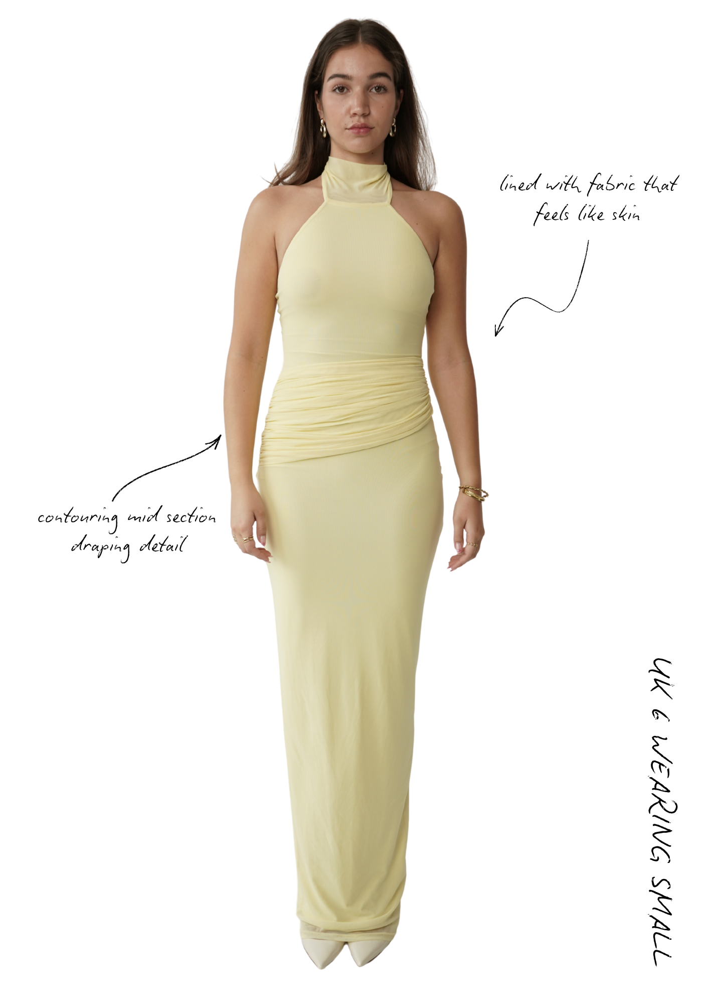 Niki Maxi Dress - Butter Yellow