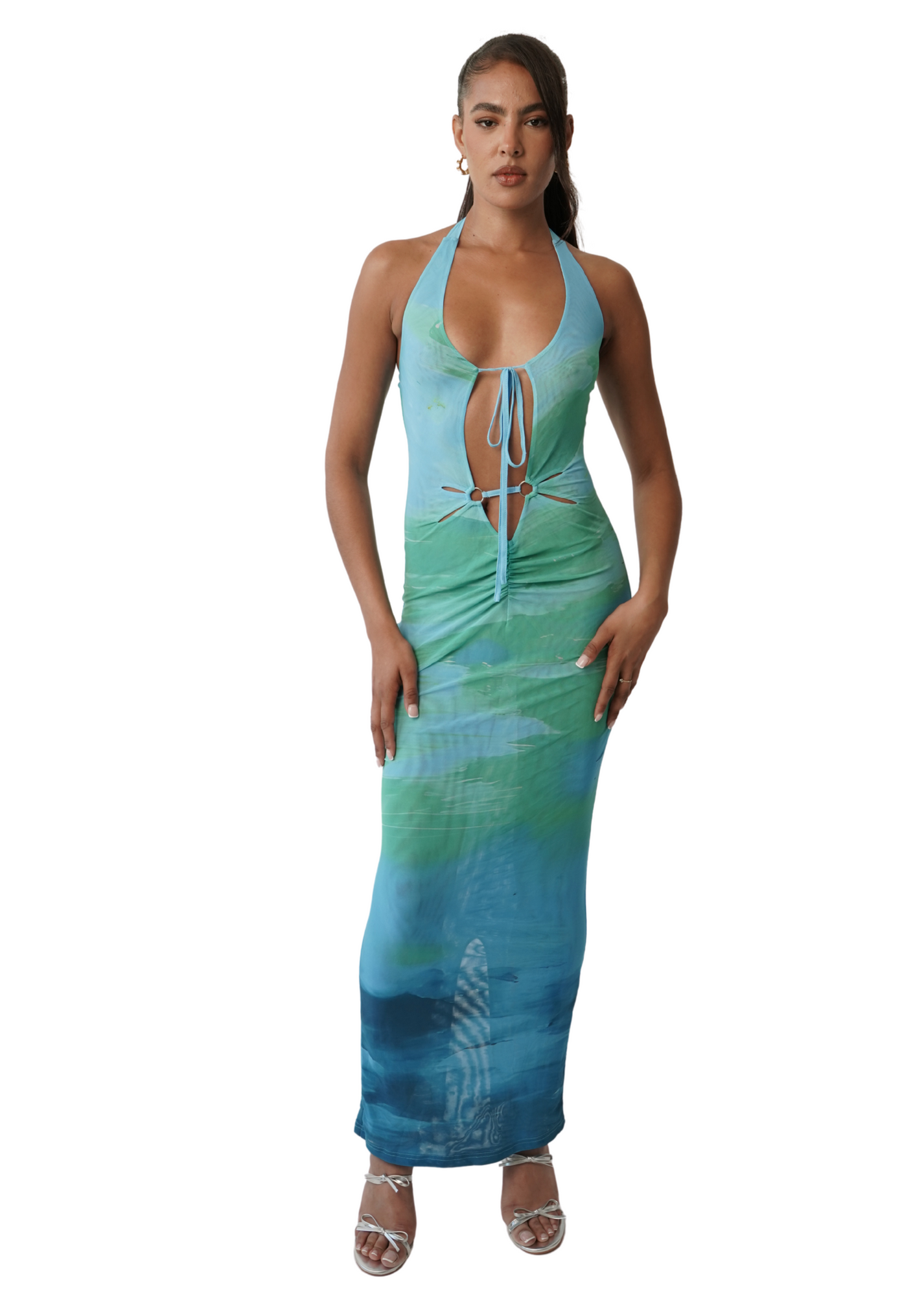 Aaliyah Midaxi Dress - Blue
