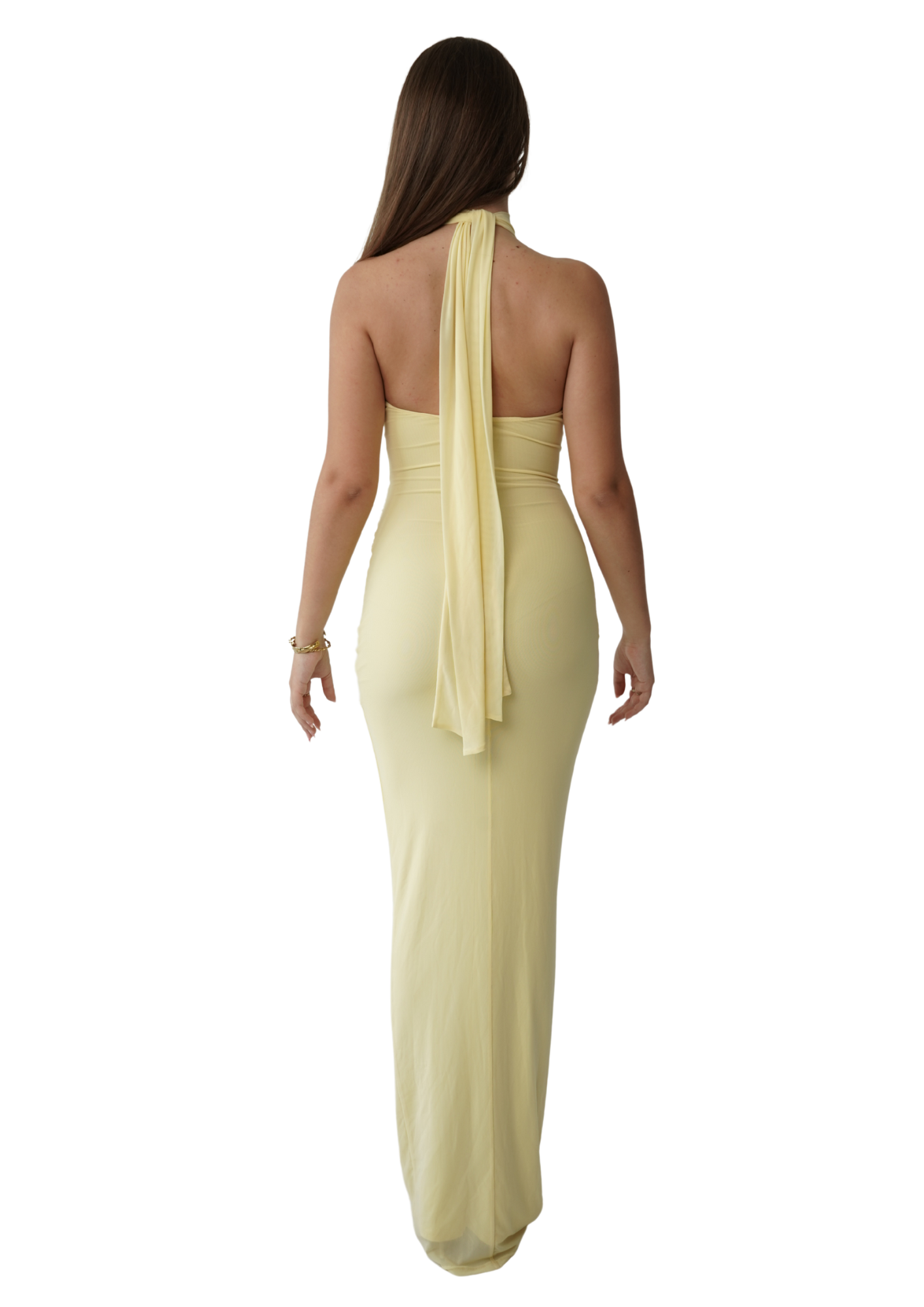Niki Maxi Dress - Butter Yellow